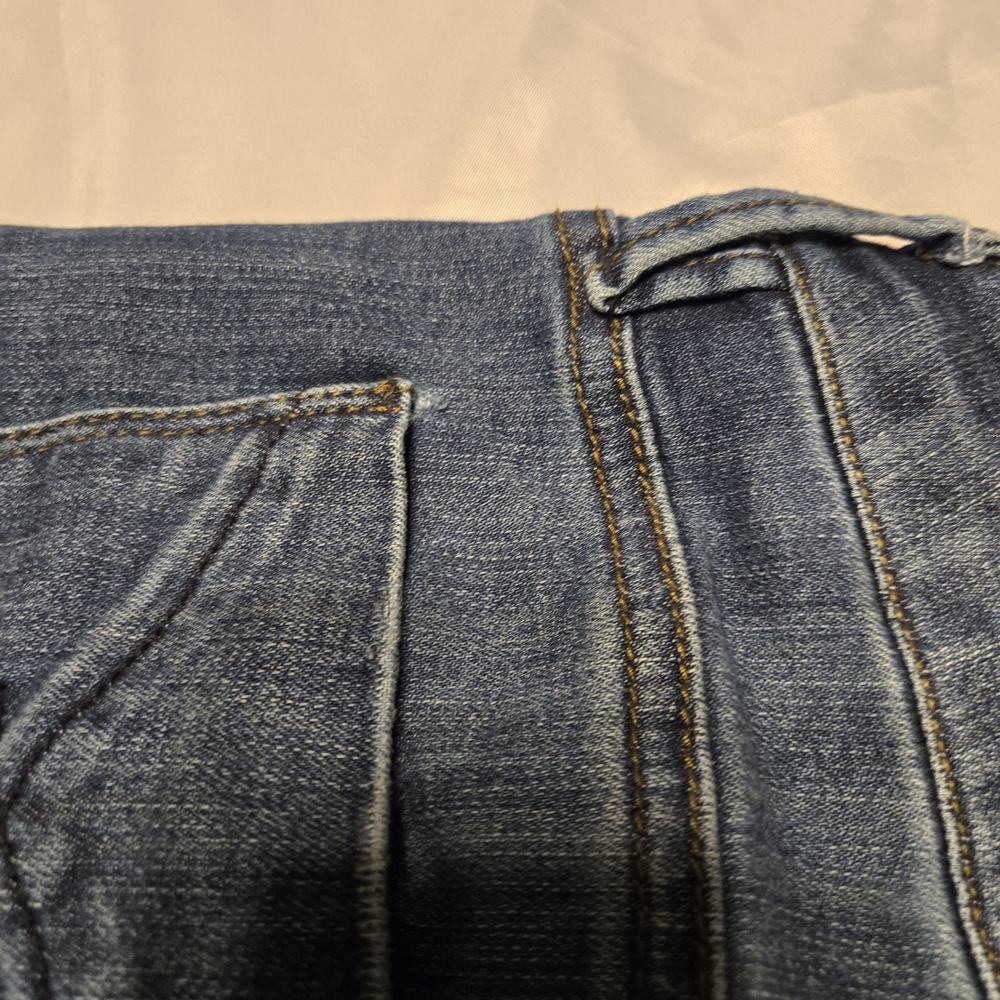 Anthropilogie Unpublished Skinny Jeans 29 Blue Stretch High Rise‎ - Picture 8 of 10